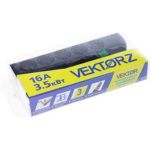 Сетевой фильтр Vektor Z NEW 3.5 кВт черный 3м 16526 (артикул 16194460) – фото 1