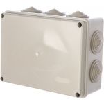 Распаячная коробка с крышкой ОП 190х140х70мм, IP55, 10 гермовводов, TDM SQ1401-1244 (артикул 15516427) – фото 1