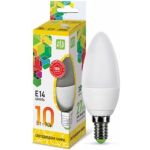 ASD Лампа сд LED-СВЕЧА-std 10Вт 230В Е14 3000К 900Лм 4690612015507 (артикул 15918722) – фото 1