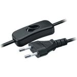 Шнур Navigator, NPS-FS-170-2x0.75-BL, 1.7м, с выключатель, чёрный 94668 (артикул 16288649) – фото 1
