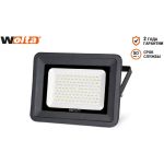 Светодиодный прожектор Wolta 5500K, 100 W SMD, IP 65,цвет серый, слим WFL-100W/06 (артикул 15784843) – фото 1