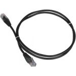 Патч-корд TWT RJ45-RJ45, 4 пары, UTP, категория 5е, 1.5 м, черный, 45-45-1.5-BK (артикул 16102332) – фото 1