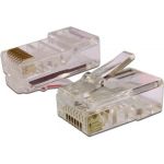 Коннектор RJ-45 TWT 8P8C UTP категория 5e, универсальный, 100 шт. в упаковке PL45-8P8C (артикул 16104158) – фото 1
