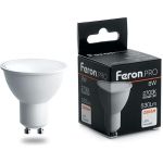 Светодиодная лампа FERON PRO LB-1608 GU10 8W 2700K OSRAM LED 38092 (артикул 16233733) – фото 1