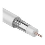 Коаксиальный кабель PROconnect LIGHT RG-6U, 75 Ом, CCS/Al/Al, 32%, бухта 100 м, белый 01-2251 (артикул 16124786) – фото 1