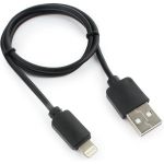 Кабель Гарнизон USB A(M) - Lightning, 0.5м, черный GCC-USB2-AP2-0.5M (артикул 16249551) – фото 1