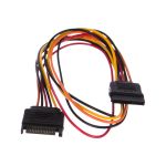 Удлинитель кабеля питания Cablexpert, SATA, 15pin/15pin, 50см CC-SATAMF-02 (артикул 16206277) – фото 1