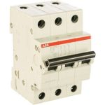 Автоматический трехполюсный выключатель ABB 10А С SH203L 4.5кА 2CDS243001R0104 (артикул 15977655) – фото 1