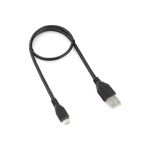 Кабель Cablexpert Pro USB 2.0 AM/micro BM 5P, 0.5м, экран, черный, пакет CCP-mUSB2-AMBM-0.5M (артикул 16205265) – фото 1