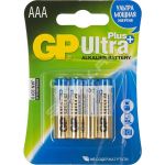 Алкалиновые батарейки GP AАA 4 шт Ultra Plus Alkaline 24А 24AUP-2CR4 (артикул 15783883) – фото 1