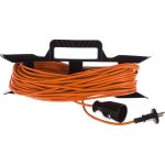 Силовой удлинитель на рамке ПВС 2х0.75 30 м GLANZEN ER-30-001 00012300 (артикул 15450819) – фото 1