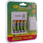 Перезаряжаемые аккумуляторы GP 100AAAHC AAA зарядное устройство с USB кабелем 100AAAHC/CPBA-2CR4 (артикул 16036174) – фото 1