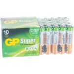 Алкалиновые батарейки GP ААA 40 шт Super Alkaline 24А 24A-2CRVS40 (артикул 15783861) – фото 1