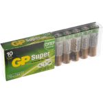 Алкалиновые батарейки GP АA 10 шт Super Alkaline15A-2CRB10 (артикул 15783865) – фото 1