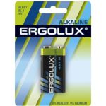 Батарейка Ergolux 6LR61, 9В, Alkaline, BL-1 11753 (артикул 16462458) – фото 1