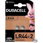 Батарейка LR44 1.5В BP-2 2шт Duracell Б0009737 (артикул 15475933) – фото 1