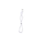 Кабель для аудио-видео техники Telecom, IEC-320-C7--розетка 220V, 2-pin, 1,8м, белый TP228-1.8-W (артикул 16370433) – фото 1