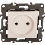 Розетка ЭРА 12-2005-01 2P, 16A-250В, IP20, без м.лапок, 12, белый Б0018981 (артикул 15981333) – фото 1