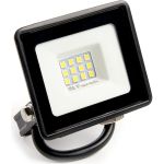 Светодиодный прожектор 2835 SMD 10W 4000K IP65 AC220V/50Hz, черный с прозрачным стеклом 108*115*26мм FERON LL-918 29490 (артикул 15643613) – фото 1