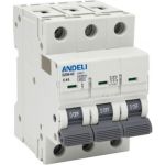Автоматический выключатель ANDELI DZ66-63/3P 40A 6kA х-ка C ADL01-258 (артикул 16087045) – фото 1