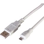 Шнур REXANT micro USB male - USB-A male 1.8M 18-1164 (артикул 15906689) – фото 1