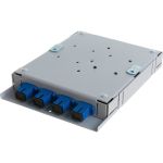 Оптический кросс TopLAN настенный, одномодовый укомплектованный КРНМ-Top-04SC/U-OS2-GY (артикул 16427542) – фото 1