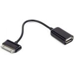 Кабель Cablexpert USB 2.0 OTG USB AF/BM - 30pin, для планшетов Samsung, 0.15м, пакет A-OTG-AF0P-001 (артикул 16205428) – фото 1