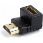 Переходник HDMI-HDMI Cablexpert, 19F/19M, угловой соединитель 90 градусов, A-HDMI90-FML (артикул 16206423) – фото 1