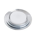 Потолочный встраиваемый светильник FERON CD5024 круг 20LEDх2835 SMD 4000K, 15W GX53, хром 40524 (артикул 18249619) – фото 1