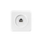 Телефонная розетка Smartbuy 1-местная белая Юпитер SBE-03w-S1-PH (артикул 16052334) – фото 1