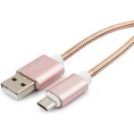Кабель Cablexpert USB 2.0 AM/microB, серия Gold, длина 0.5 м, золото, блистер, CC-G-mUSB02Cu-0.5M (артикул 16205382) – фото 1