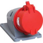 Стационарная розетка IEK MAGNUM ССИ-124 32А 3Р+РЕ 38 IP44 PSN12-032-4 6842348 (артикул 15747243) – фото 1