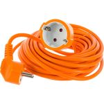 Удлинитель-шнур с 1-й розеткой с заземлением Electraline, с защитой от детей 10м 01640 (артикул 15480335) – фото 1