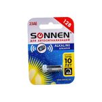 Батарейка SONNEN Alkaline, 23А алкалиновая, для сигнализаций, 1 шт., в блистере, 451977 (артикул 15895622) – фото 1