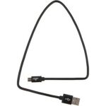 Кабель Cablexpert серия Silver USB 2.0 AM/micro-B, длина 0.5м, черный, блистер CC-S-mUSB01Bk-0.5M (артикул 16205444) – фото 1