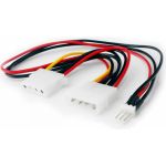 Кабель питания Cablexpert для вентилятора 12V, molex -> molex + 3pin, 15см CC-PSU-5 (артикул 19561368) – фото 1