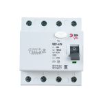 Устройство защитного отключения ЭРА Pro NO902155 УЗО ВД163S 3PN 40А 10 Б0036860 (артикул 16111223) – фото 1