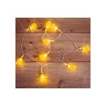 Светодиодная гирлянда NEON-NIGHT Восточные фонарики 1.5м, 10 LED, прозрачный провод, жёлт��й 303-071 (артикул 15996435) – фото 1