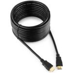 Кабель Cablexpert HDMI v2.0, 19M/19M, 7.5м, черный, позолоченные разъемы, экран, пакет CC-HDMI4-7.5M (артикул 16205286) – фото 1