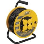 Удлинитель на катушке с термозащитой 4х20м УК20 3х1.5 IP44 IEK Industrial plus WKP15-16-04-20-44 280612 (артикул 15526932) – фото 1