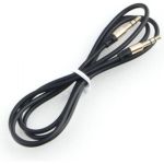 Аудио кабель Cablexpert 3.5 джек/3.5 джек, черный, 1м, блистер CCAB-01-35MM-1MB (артикул 16205407) – фото 1