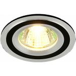 Встраиваемый светильник Elektrostandard 5305 MR16 CH/BK / хром/черный a030361 (артикул 15902836) – фото 1