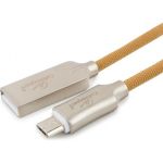 Кабель Cablexpert USB 2.0 AM/microB, длина 1.8м, золотой CC-P-mUSB02Gd-1.8M (артикул 16205140) – фото 1