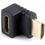 Переходник Cablexpert HDMI-HDMI, 19F/19M, угловой соединитель, 270 градусов A-HDMI270-FML (артикул 16206424) – фото 1