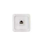 Компьютерная розетка IN HOME RJ-45 BOLLETO белая 7035 4690612018294 (артикул 15918628) – фото 1