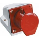 Розетка наружной установки IEK 16А 3P+Е 380В IP44 114 ИЭК PSR12-016-4 (артикул 15164588) – фото 1