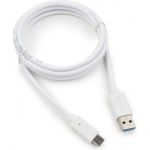 Кабель USB Cablexpert USB3.0 AM/USB Type-C, 1.8м, белый, пакет CCP-USB3-AMCM-6-W (артикул 16205408) – фото 1