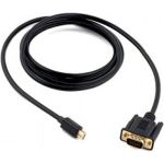Кабель Cablexpert, mDP-VGA, 20M/15M, 1.8м, черный, позолоченные разъемы, пакет, CC-mDPM-VGAM-6 (артикул 16206372) – фото 1