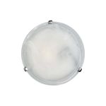 Настенно-потолочный светильник SONEX стекло, E27, 2х60W, DUNA 153/K хром (артикул 17675920) – фото 1
