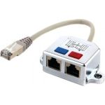 Разветвитель Cablexpert NCA-SP-02 FTP 1 порт RJ45 T568A/T568B 2 порта RJ45 10/100 BASE-T NCA-SP-02 (артикул 15933291) – фото 1